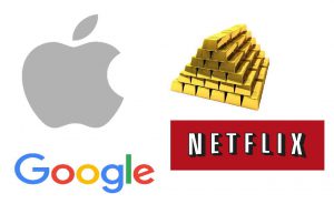 google apple netflix gold