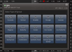 Optionshouse spread creation