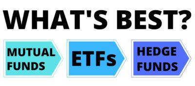 ETFs vs mutual funds vs hedge funds